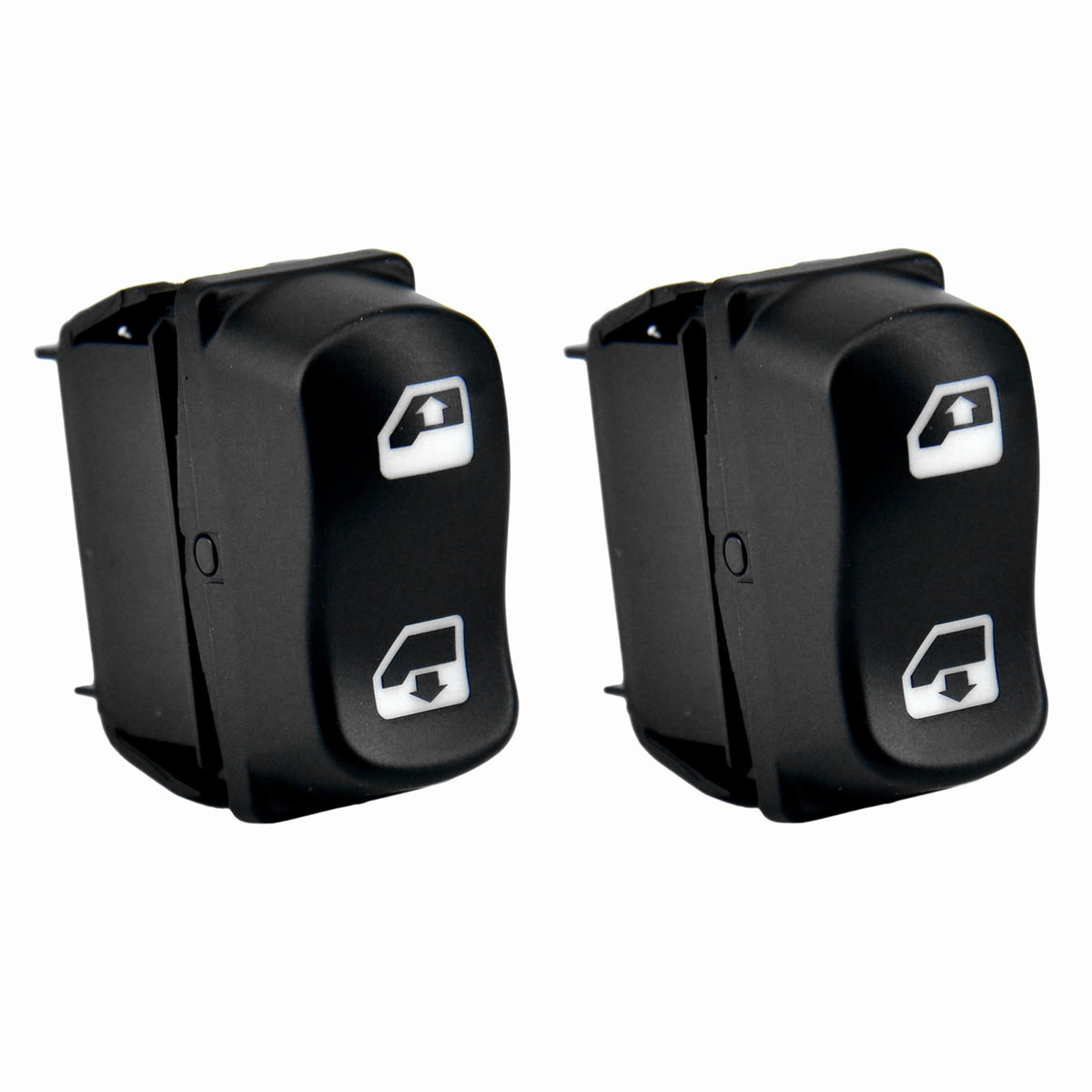 ALTBET front view of driver-side switch showing buttons and benefit of easy identification