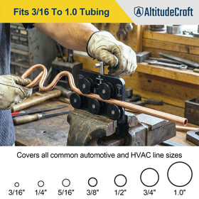 AltitudeCraft mounting holes and clamp zone demonstrating easy bench or permanent mount