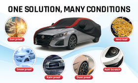 AltoCover Altima next to person showing size and tailored fit