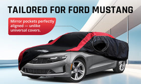 AltoCover Camaro seam close-up showing reinforced stitching for durability