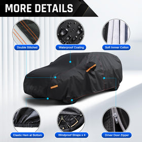 AltoCover mirror pocket detail on Honda Accord for wrinkle-free protection
