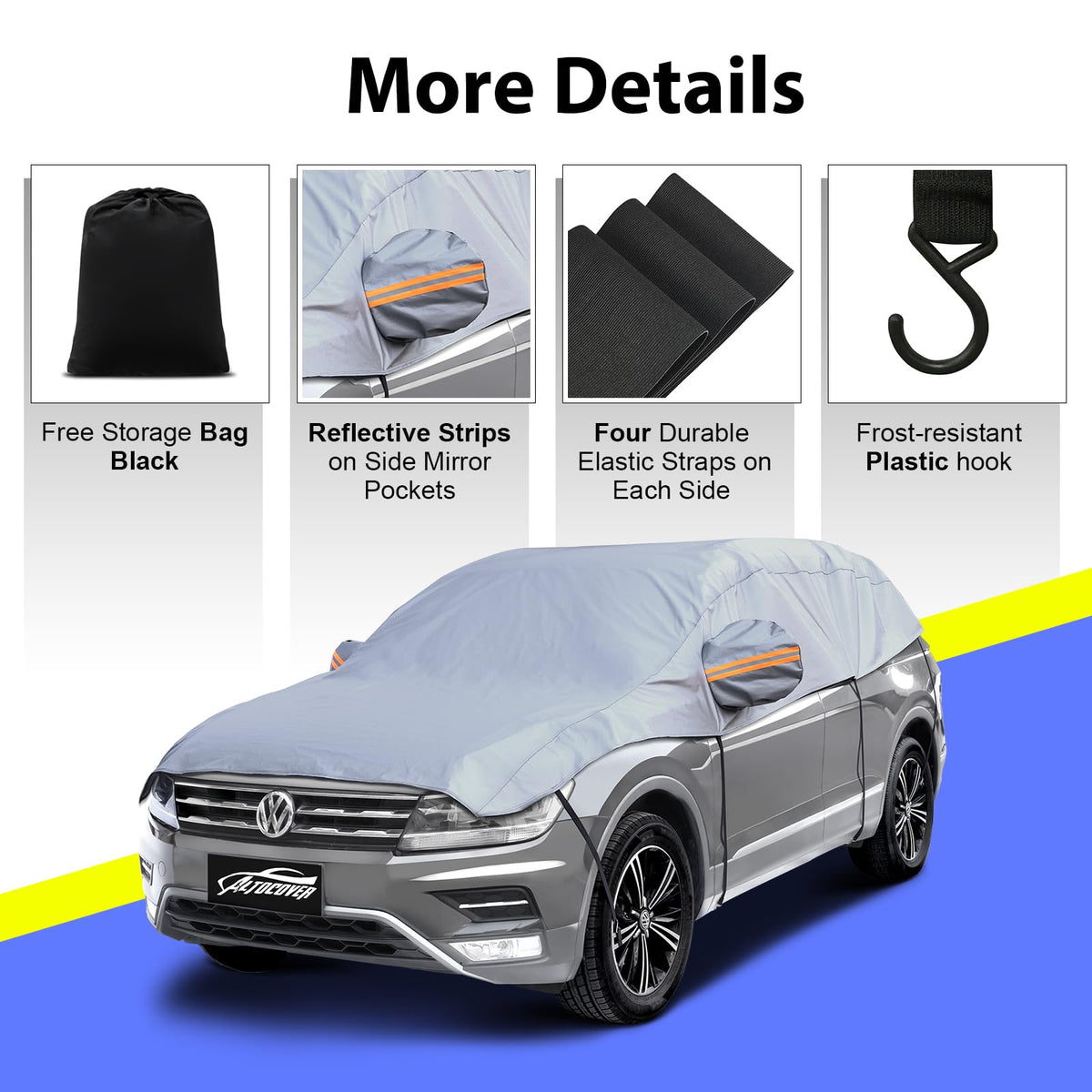 AltoCover mirror pocket detail securing cover around side mirror for stable fit