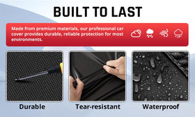 AltoCover fabric close-up showing 210D Oxford texture and waterproof finish