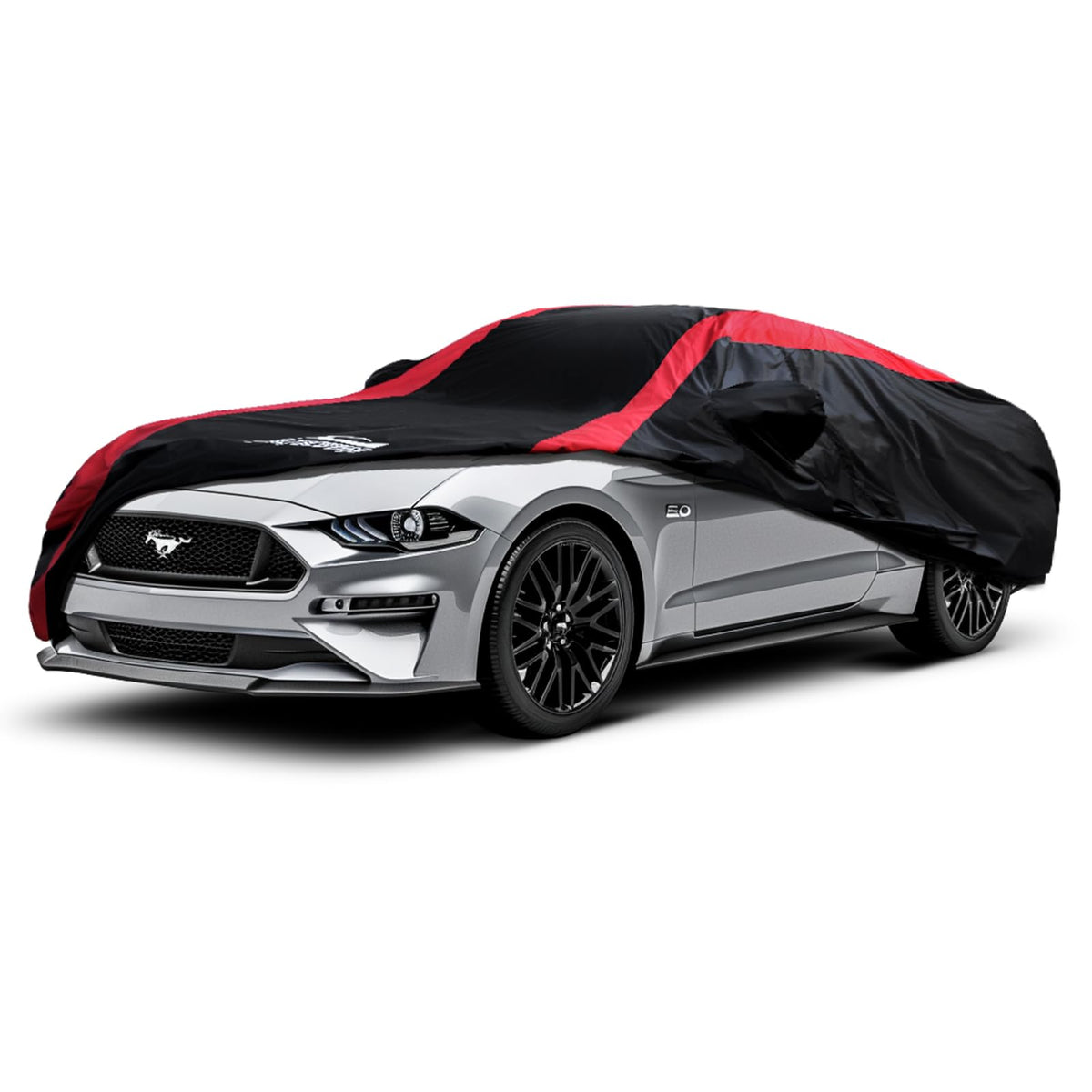 AltoCover front view showing full Mustang protection and neat fit
