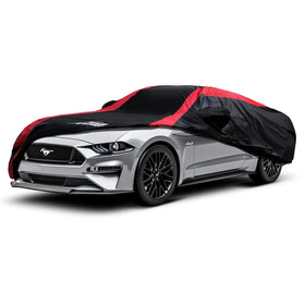 AltoCover front view showing full Mustang protection and neat fit