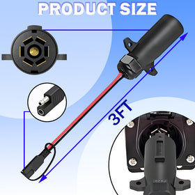 AMAKE Groovely 2-pin SAE plug with waterproof cap protecting contacts
