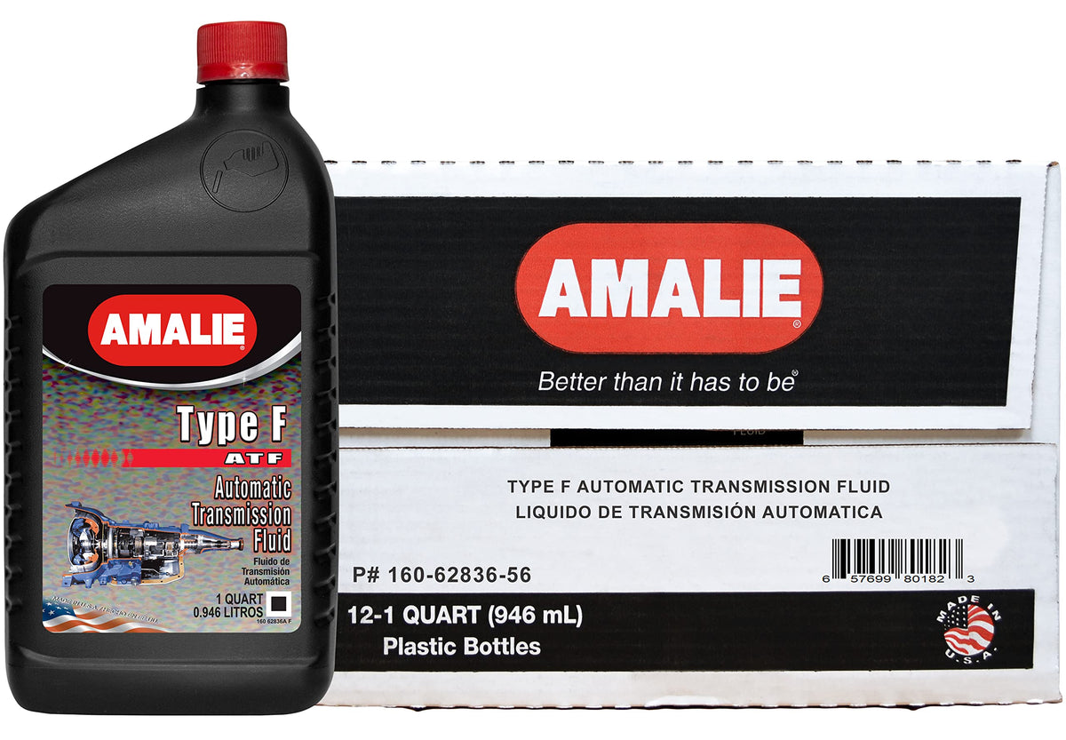 AMALIE Ford Type F front packaging showing product and quantity, benefits inventory management