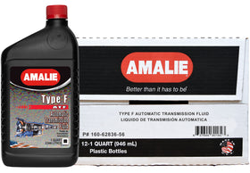 AMALIE Ford Type F front packaging showing product and quantity, benefits inventory management