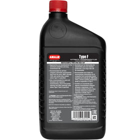 AMALIE Ford Type F pouring into transmission showing ease of use and clean application