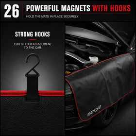 AMALOOT fender cover in use across engine bay protecting finish