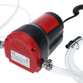 Amarine Made pump being used in a boat garage for convenient maintenance