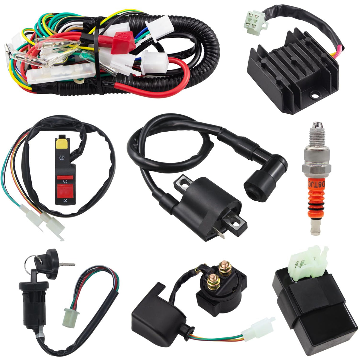 amavoler front packaging kit showing all included parts and quick identification benefit