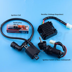 amavoler ignition switch with two keys highlighting waterproof security benefit