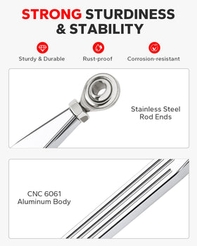 Amazicha detailed chrome-anodized stripe finish highlighting corrosion resistance benefit