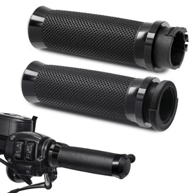Amazicha front view of grips on packaging showing model compatibility and durable design