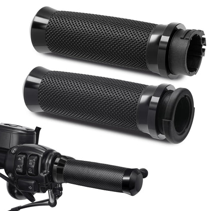 Amazicha front view of grips on packaging showing model compatibility and durable design