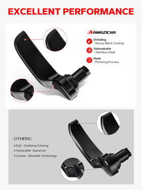 Amazicha installed on Street Glide demonstrating improved saddlebag alignment