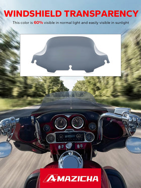 Amazicha side profile on Street Glide highlights low-profile fit and visual upgrade