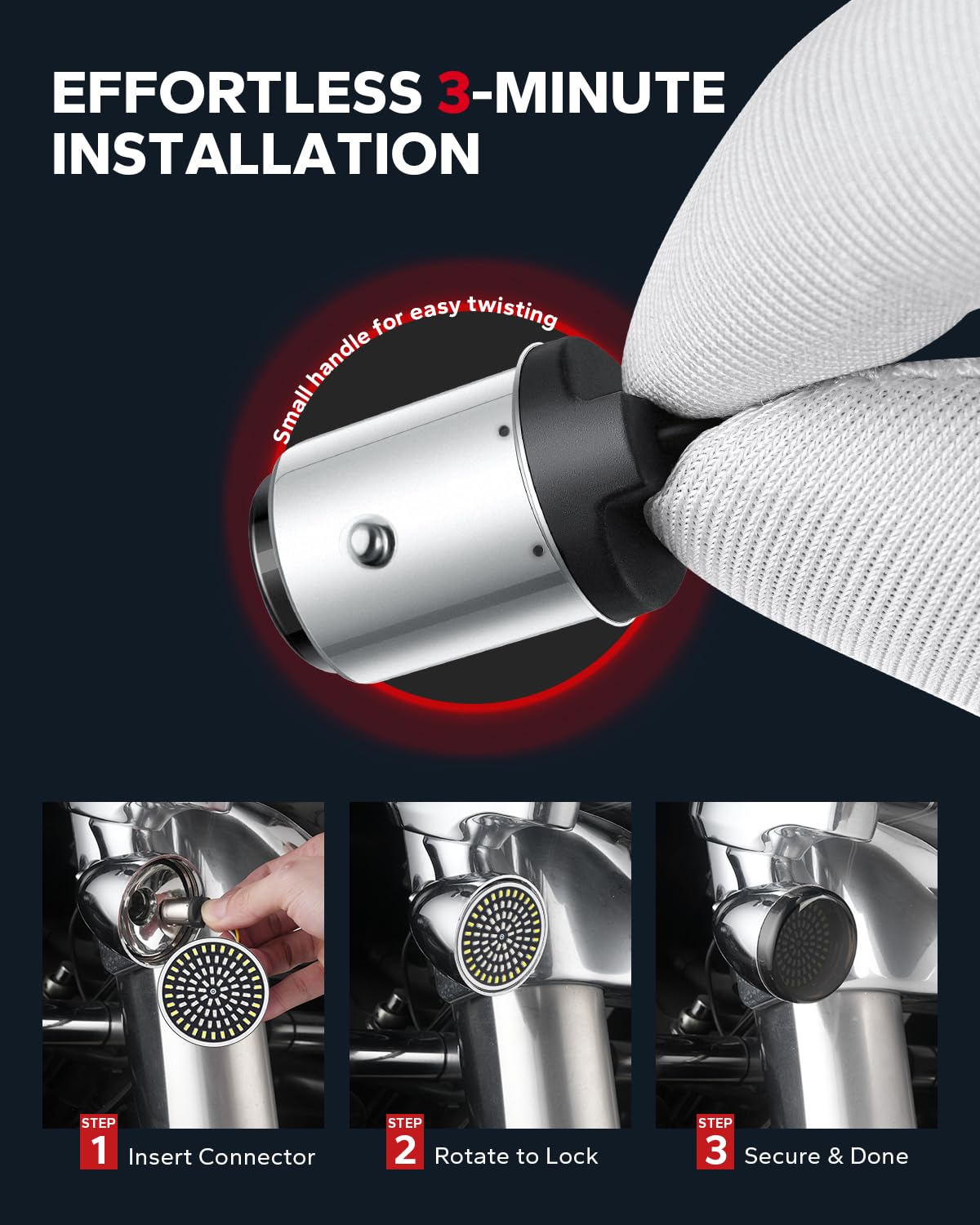 Amazicha weather-seal lens showing IP67 protection and moisture resistance
