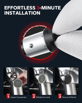 Amazicha weather-seal lens showing IP67 protection and moisture resistance