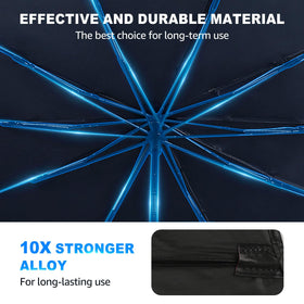 AMAZKER 360° bendable handle angled away from dashboard for protection