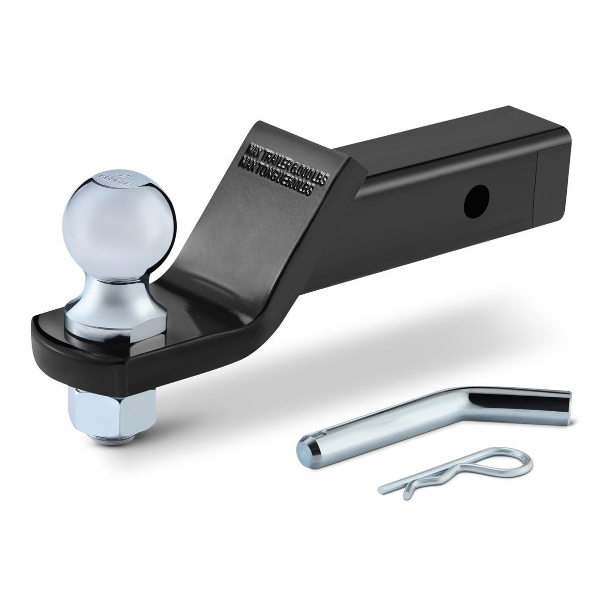 Amazon Basics front view of ball mount showing complete kit and durable finish benefit