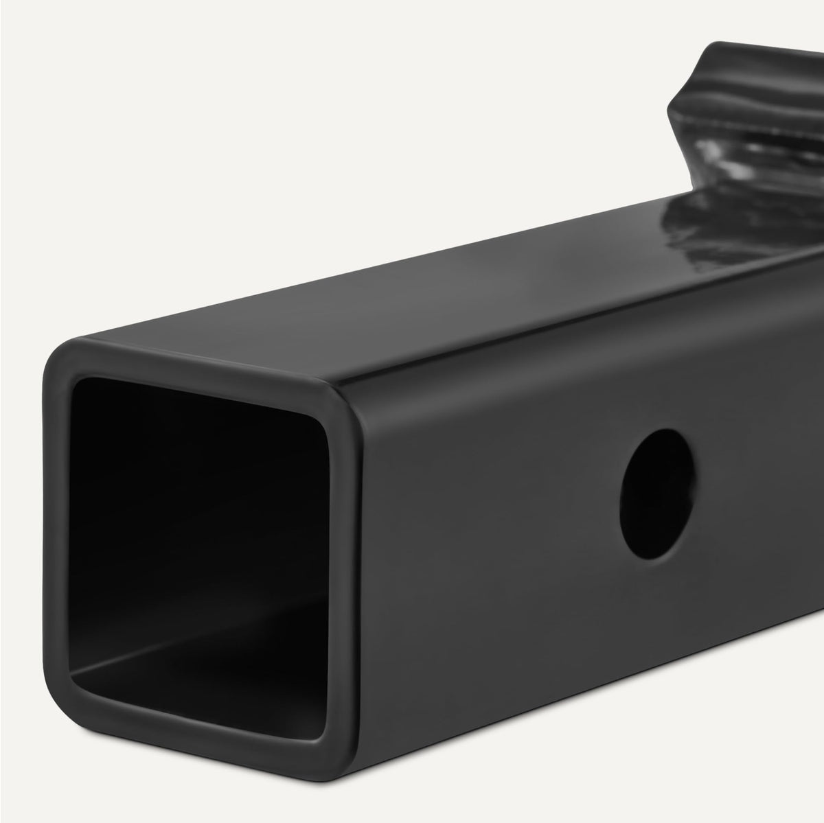 Amazon Basics installed in a 2-inch receiver demonstrating easy fit and quick hookup benefit