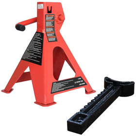 Amazon Basics wide base detail showing steel construction and improved tipping resistance