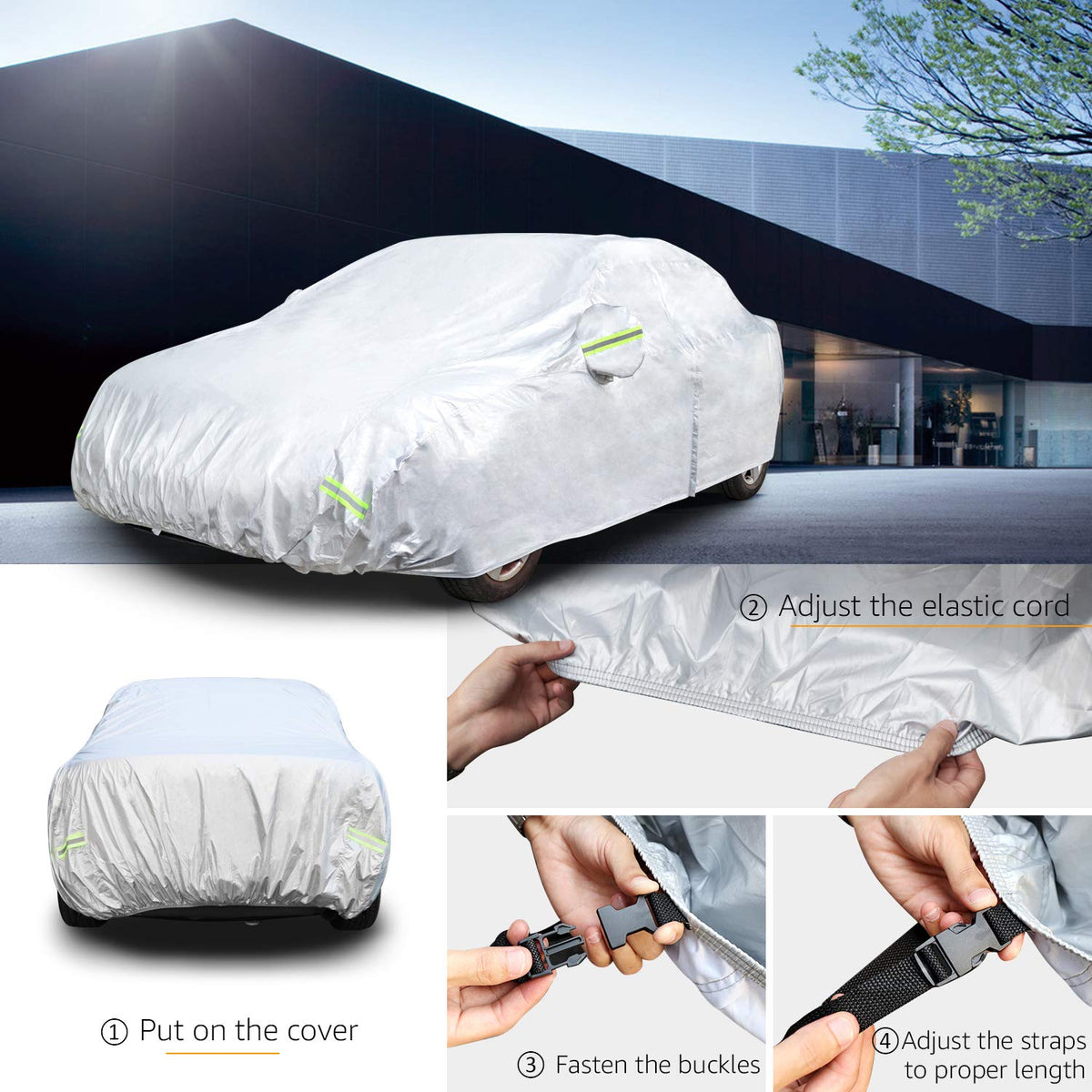 Amazon Basics stitched mirror pocket protecting mirrors from damage