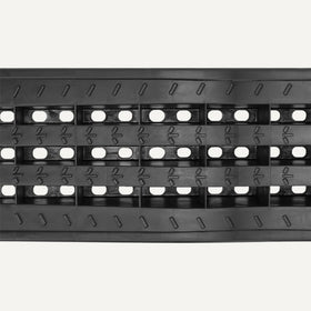 Amazon Basics rubber feet detail showing anti-slip stability on concrete