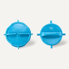 Amazon Basics hose connected at campsite illustrating easier, cleaner RV tank dumping