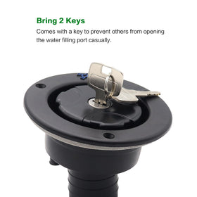 Ambuker two keys beside lock demonstrating tamper protection benefit