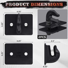 AMBULL close-up forged steel hook detail highlighting rugged construction and wear resistance benefit