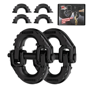 AMBULL front view of 2-pack hammerlock links showing components and benefit of complete kit