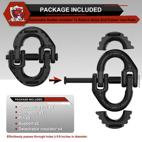 AMBULL rubber isolator close-up showing vibration and noise reduction benefit