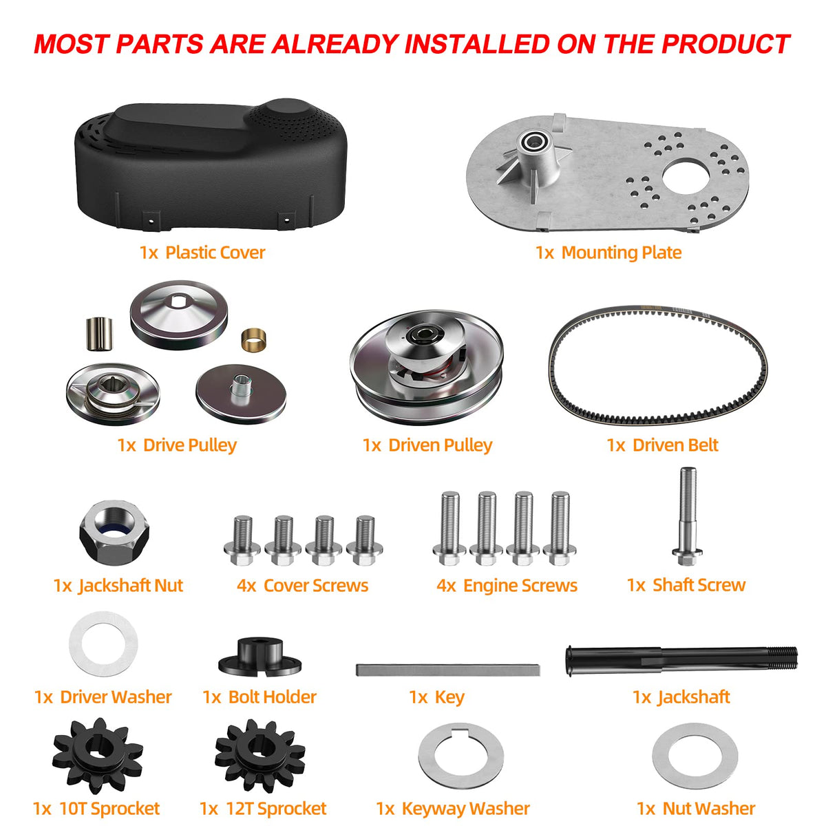 Ameetaa driven pulley closeup highlighting 6-inch diameter and improved heat dissipation