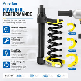 Amerbm threaded rod detail highlighting thickened screw for durability under load