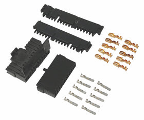 American Autowire kit front packaging showing connectors and terminals for clear identification and convenience