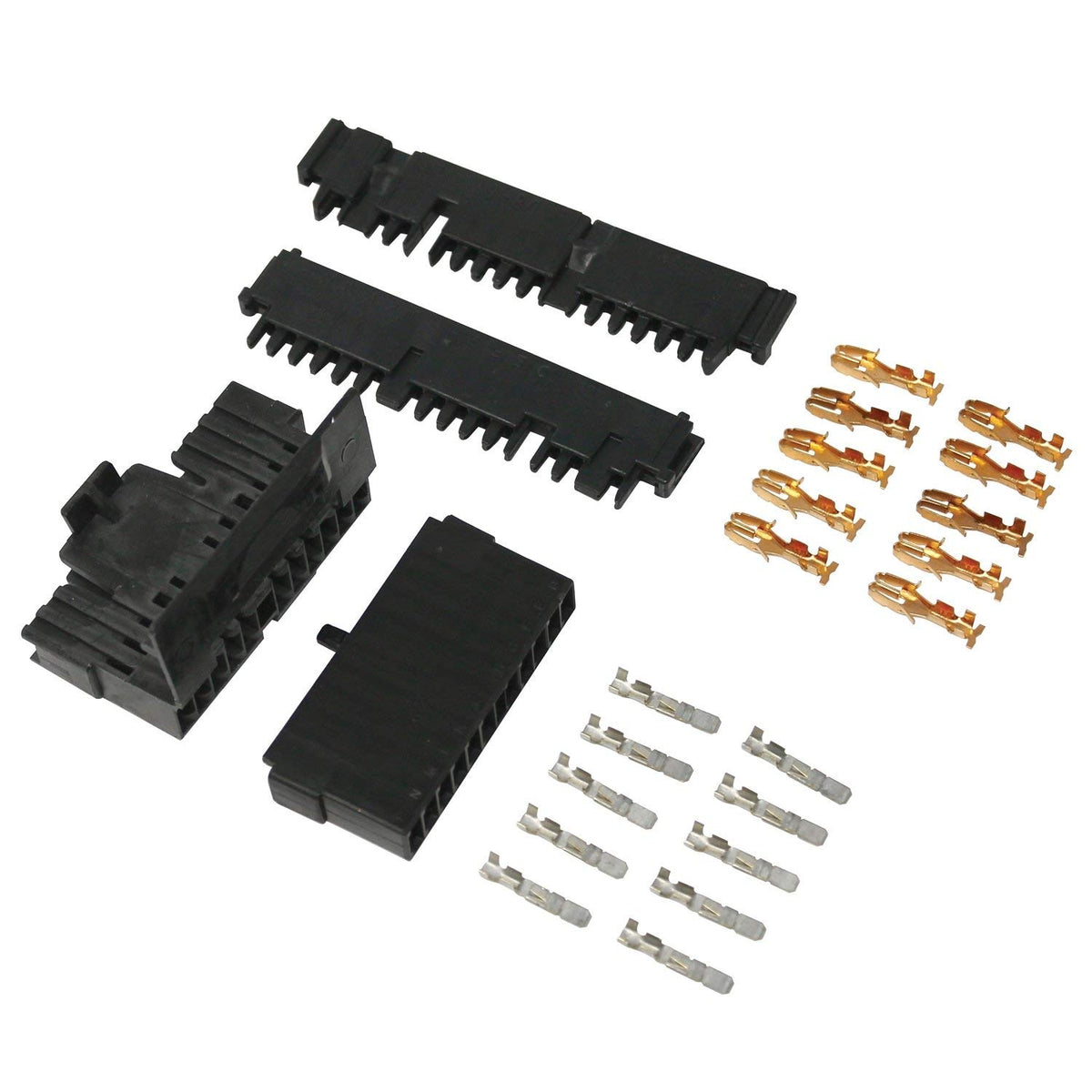 American Autowire connectors installed at GM steering column demonstrating secure fit and improved serviceability