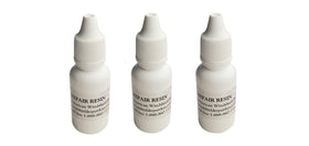 American Windshield Repair Systems front packaging showing three 15ml bottles and benefits