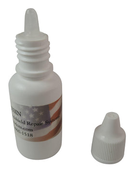 American Windshield Repair Systems close-up of built-in dropper tip for precise dispensing