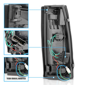 AmeriLite backside connector and mounts for easy plug-and-play installation