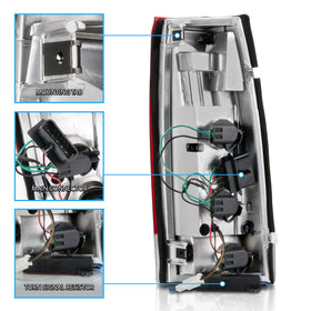 AmeriLite rear view showing connector and plug-and-play wiring benefit