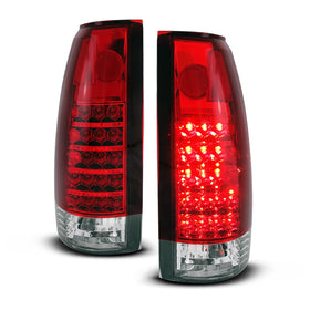 AmeriLite front assembly pair showing crystal red lenses and improved aesthetics