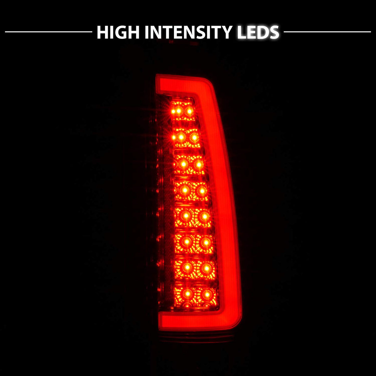 AmeriLite nighttime brake illumination showing clear bright LED signaling