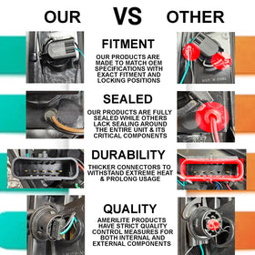 AmeriLite retail packaging and label indicating quality assurance