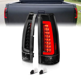 AmeriLite front assembly showing smoked lens and LED tubes for sleek look