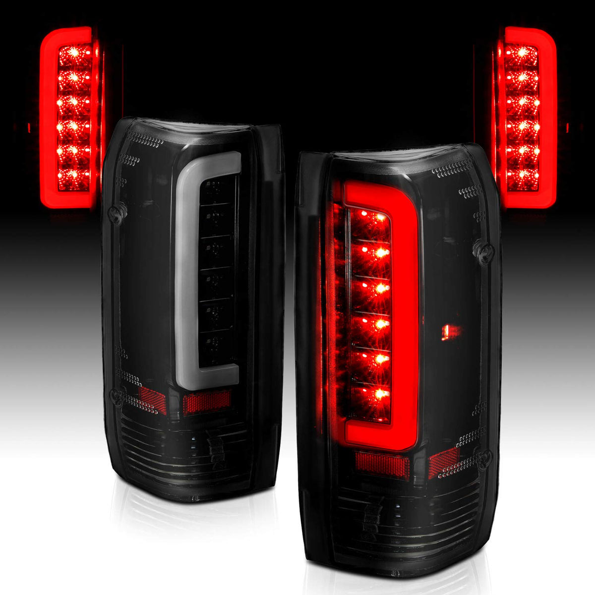 AmeriLite front view of tail light package showing exact fit and finish