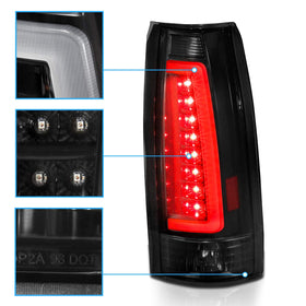 AmeriLite tail lights installed on Chevy truck demonstrating clean factory fit