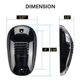 AMEXMART lights visible in snowy conditions showing increased safety and visibility